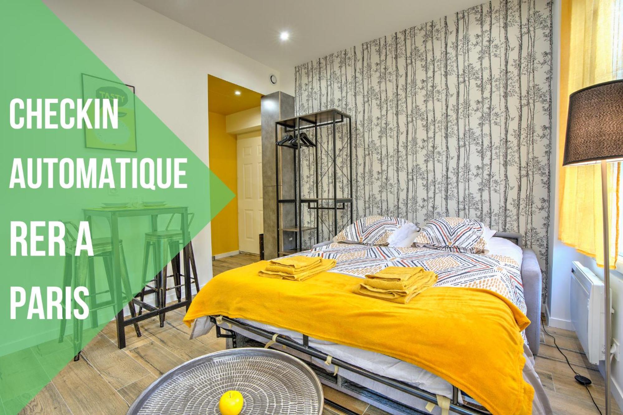 Brut De Pomme - Self Checkin Automatique - 10 Min Rer A Apartment Champigny-sur-Marne Bagian luar foto